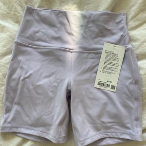 Lululemon Align Short 6” Size 8 Lavender Dew